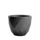 Pot laqué anthracite brillant VASES Vondom