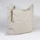 Pouf coussin beige chiné SMALL Celmar