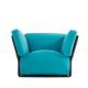 Fauteuil lounge tressé main OBI Varaschin