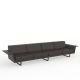 Canapé droit 4 places bronze FLAT Vondom