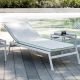 Bain de soleil design batyline blanc VICTOR Varaschin