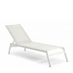 Bain de soleil design batyline blanc VICTOR Varaschin