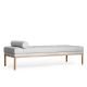 Méridienne tissu gris clair SQUARE DAYBED Bloomingville