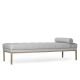 Méridienne tissu gris clair SQUARE DAYBED Bloomingville