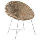 Fauteuil lounge en rotin coloris naturel KUBU Bloomingville