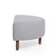 Pouf demi-lune HALF MOON gris Bloomingville