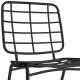 Chaise métal noir MESH Bloomingville