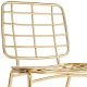 Chaise métal or MESH Bloomingville