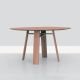 Table ronde chêne teinté rose pastel  BONDT Zeitraum