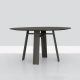 Table ronde chêne teinté gris graphite BONDT Zeitraum