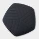 Pouf design FIVE gris foncé Remix 183 Muuto