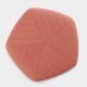 Pouf design FIVE mandarine Remix 632 Muuto