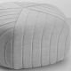 Pouf design FIVE gris clair Remix 123 Muuto