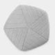 Pouf design FIVE gris clair Remix 123 Muuto