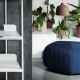 Pouf FIVE bleu foncé Muuto