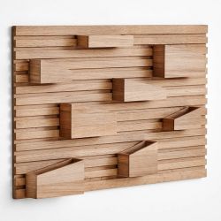 Rangement mural design en bois INPUT Woud