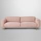 Canapé 3 places rose corail Steelcut Trio 515 REST Muuto