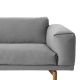 Canapé 3 places gris clair Steelcut Trio 133 REST Muuto