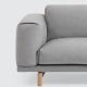 Canapé 2 places gris clair Vancouver 14 REST Muuto