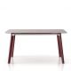Table extensible finition chêne teinté pourpre  TRANSALPINA Punt