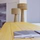 Lampe de table et lampe de sol éco-design coloris kraft naturel MISHA Staygreen
