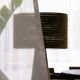 Lampe de sol éco-design en carton cannelé coloris kraft naturel MISHA Staygreen