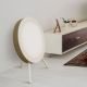 Lampe de sol éco-design en carton cannelé finition coloris kraft naturel MOVIE Staygreen