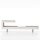 Banc meuble TV eco-design VICTOR Staygreen, coloris kraft naturel