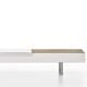 Banc meuble TV eco-design VICTOR Staygreen, coloris kraft naturel