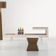 Banc meuble TV eco-design VICTOR Staygreen, coloris kraft naturel