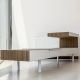 Banc meuble TV eco-design VICTOR Staygreen, coloris kraft naturel