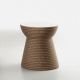 Tabouret table d'appoint éco-design CORK Staygreen, coloris kraft naturel