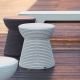 Tabouret table d'appoint éco-design CORK Staygreen, coloris blanc