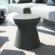 Tabouret table d'appoint CORK Staygreen, coloris gris