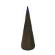 Vase audio XXL éco-design JARRES MUSIC Staygreen, hauteur 151 cm, coloris noir, verre Murano bleu