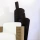 Vases déco géants éco-design AMPHORA Staygreen, coloris noir hauteurs 155 cm & 108 cm 