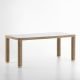 Table rectangulaire éco-design POLE Staygreen, coloris kraft naturel