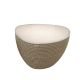 Table basse lumineuse STONE @LUCE Staygreen, 63 x 72 cm, coloris kraft naturel