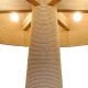 Vue dessous de la lampe de sol géante éco-design MARILYN Staygreen, coloris kraft naturel