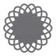 Tapis vinyle tissé ROSE Dickson-Constant, coloris Titane U 518