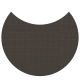 Tapis indoor & outdoor en vinyle tissé MOON Dickson-Constant, coloris Charbon U526