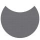 Tapis indoor & outdoor en vinyle tissé MOON Dickson-Constant, coloris Titane U518