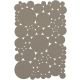 Tapis rectangulaire in & out BUBBLE SUITE Dickson-Constant, coloris Coquille U 525
