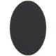 Tapis ovale ELLIPSE à galon Dickson, coloris Graphite foncé U 520, galon beige antique 9633