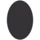 Tapis ovale ELLIPSE à galon Dickson, coloris Graphite foncé U 520, galon minéral 9514