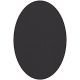 Tapis ovale ELLIPSE à galon Dickson, coloris Graphite foncé U 520, galon café 5291
