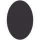 Tapis ovale ELLIPSE à galon Dickson, coloris Graphite foncé U 520, galon flanelle 5137