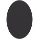 Tapis ovale ELLIPSE à galon Dickson, coloris Graphite foncé U 520, galon noir 5012