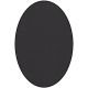 Tapis ovale ELLIPSE à galon Dickson, coloris Graphite foncé U 520, galon noir 5012
