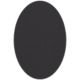 Tapis ovale ELLIPSE à galon Dickson, coloris Graphite foncé U 520, galon souris 1023